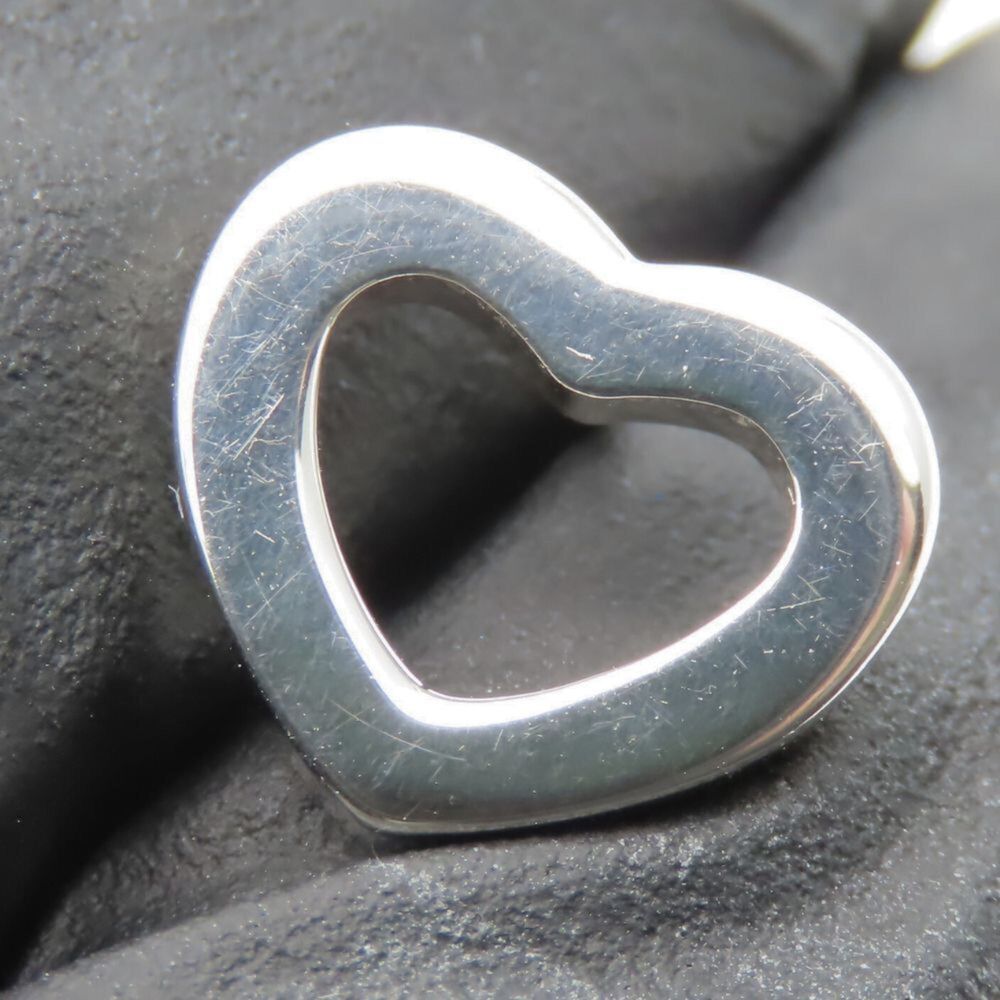 TIFFANY Authentic Silver Heart Earrings - Picture 8 of 11